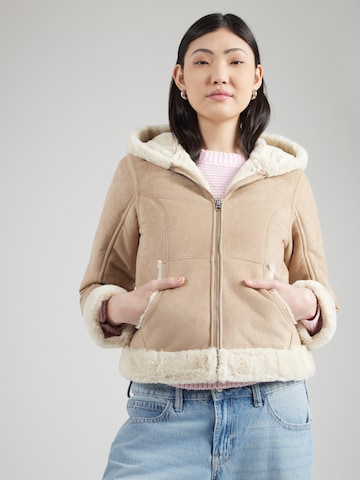 HOLLISTER Преходно яке в кафяво: отпред