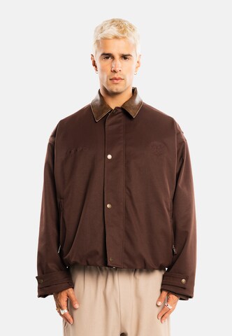 Veste mi-saison Another Cotton Lab en marron : devant