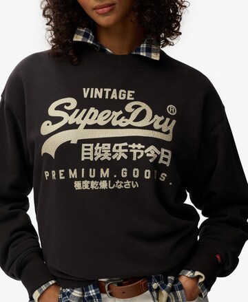 Superdry Sweatshirt in Zwart