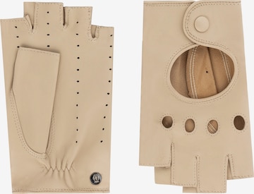 Roeckl Short finger gloves 'FLORENZ AUTOFAHRER' in Beige: front