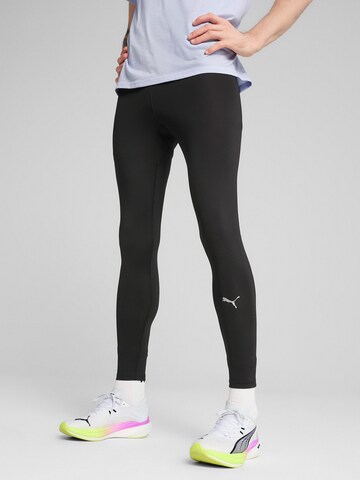 Skinny Pantalon de sport 'Velocity' PUMA en noir : devant