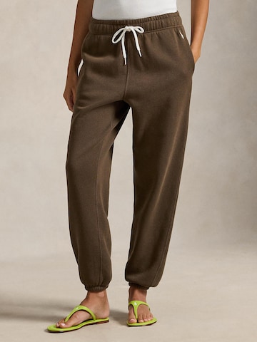 Polo Ralph Lauren Tapered Παντελόνι σε καφέ: μπροστά