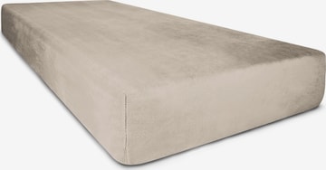 Aspero Bed Sheet ' PERPIGNAN ' in Grey: front