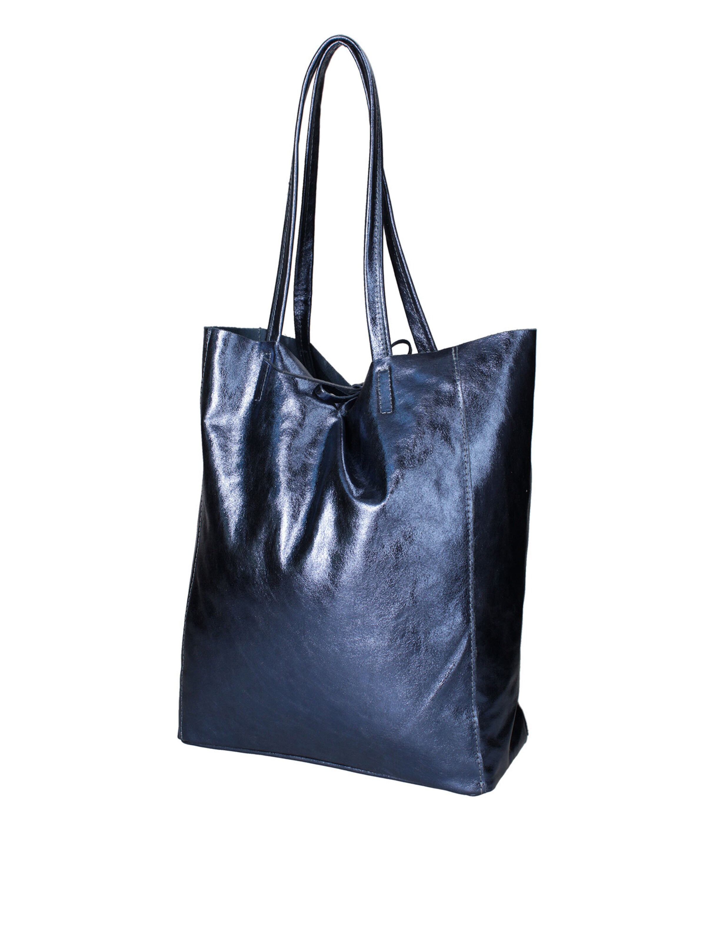 Shopper di Gave Lux in blu: frontale