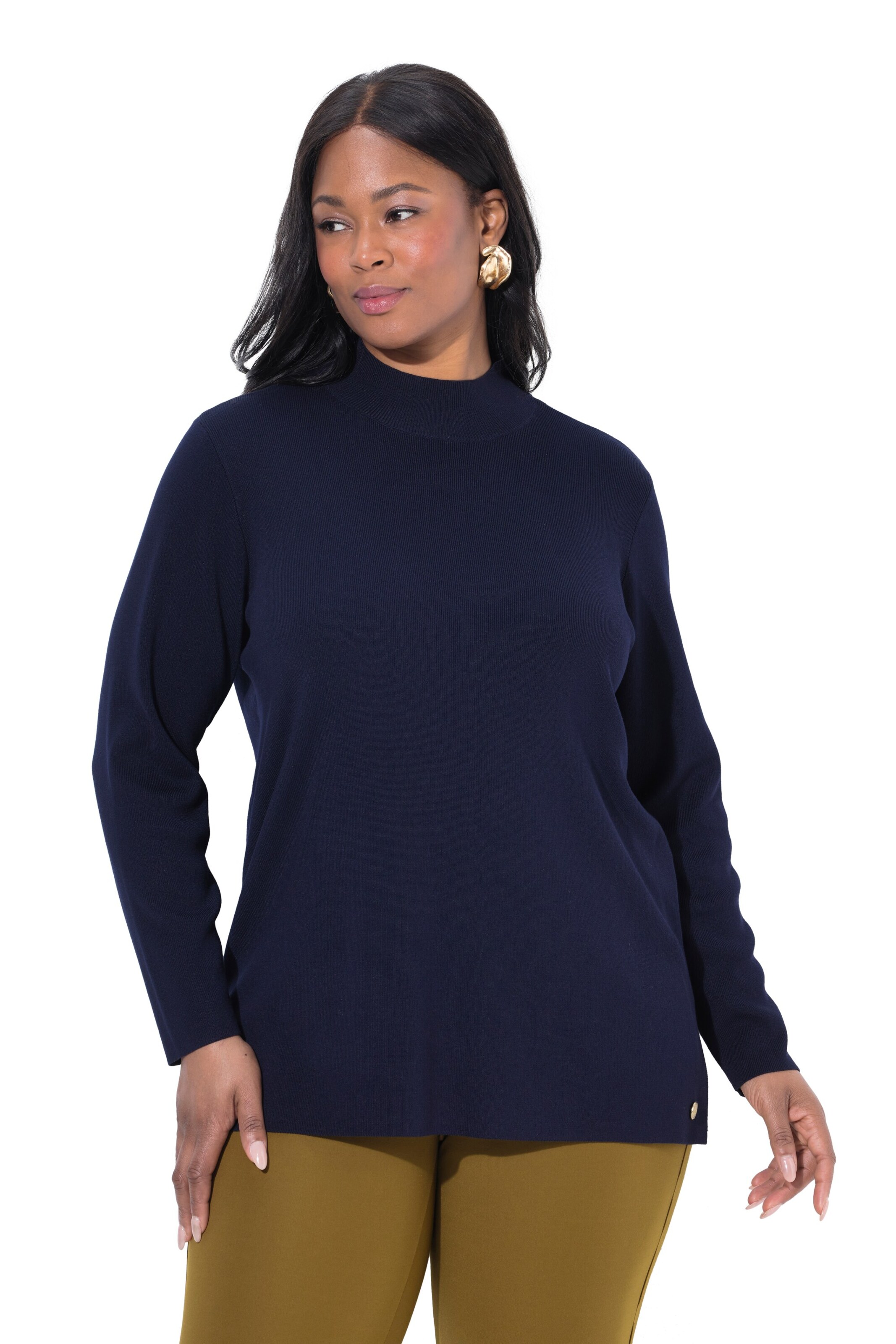 Ulla Popken Pullover in Blau: Vorderseite