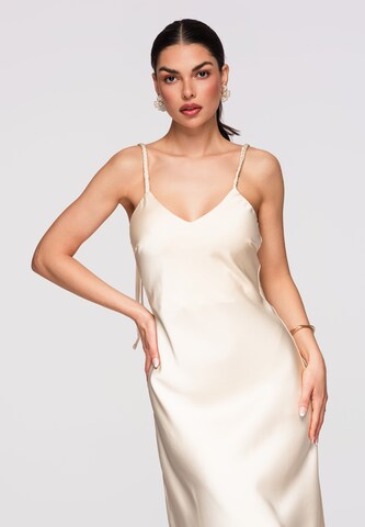 Robe de soirée Ombre en beige