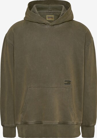 Tommy Jeans Sweatshirt 'Essential' in Green: front