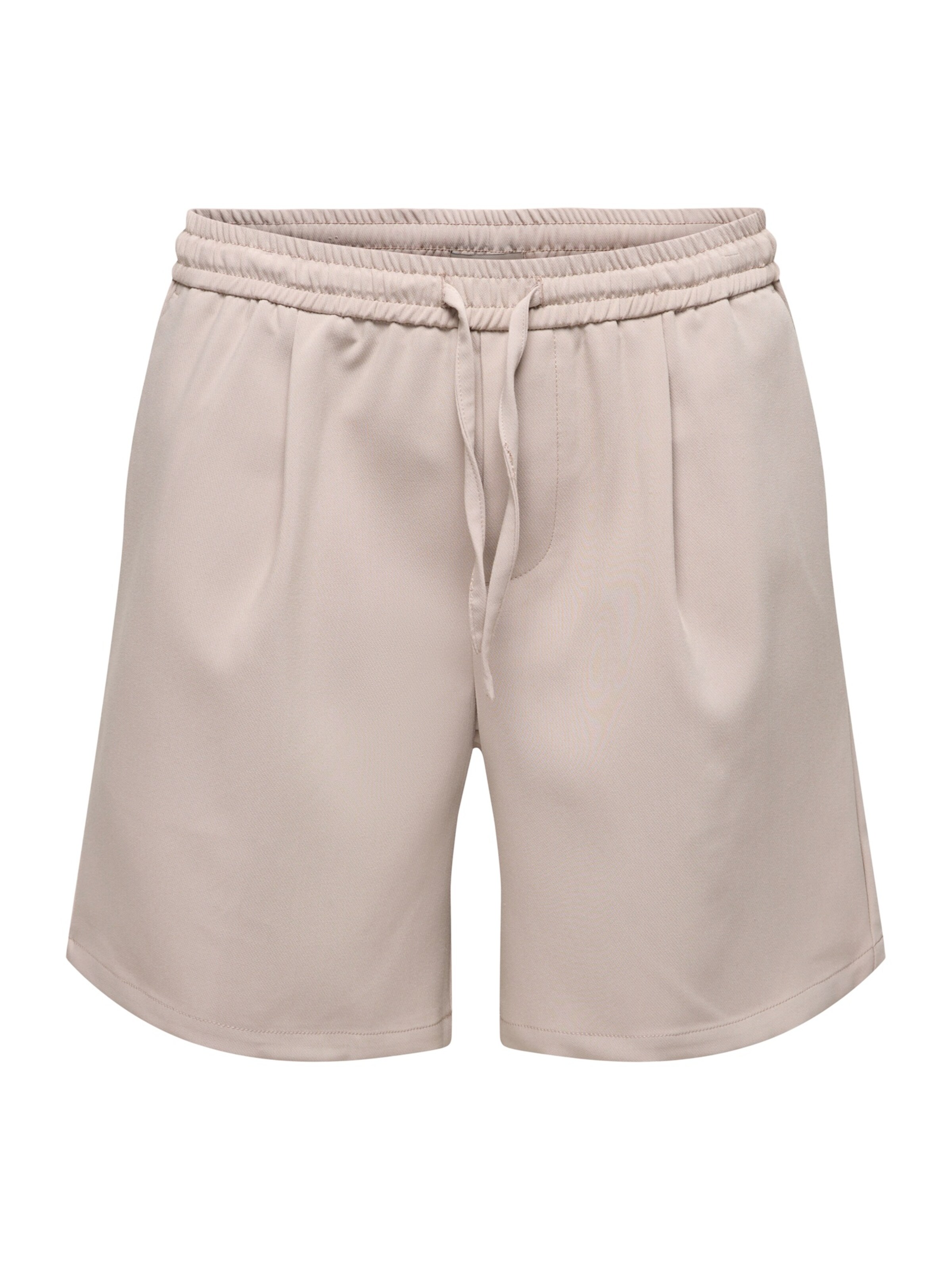 Only & Sons - Loosefit Pantalón plisado 'ONSWill' en beige: frente