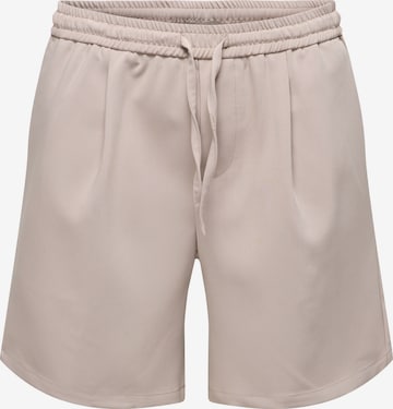 Only & Sons Loosefit Laskoshousut 'ONSWill' värissä beige: etupuoli