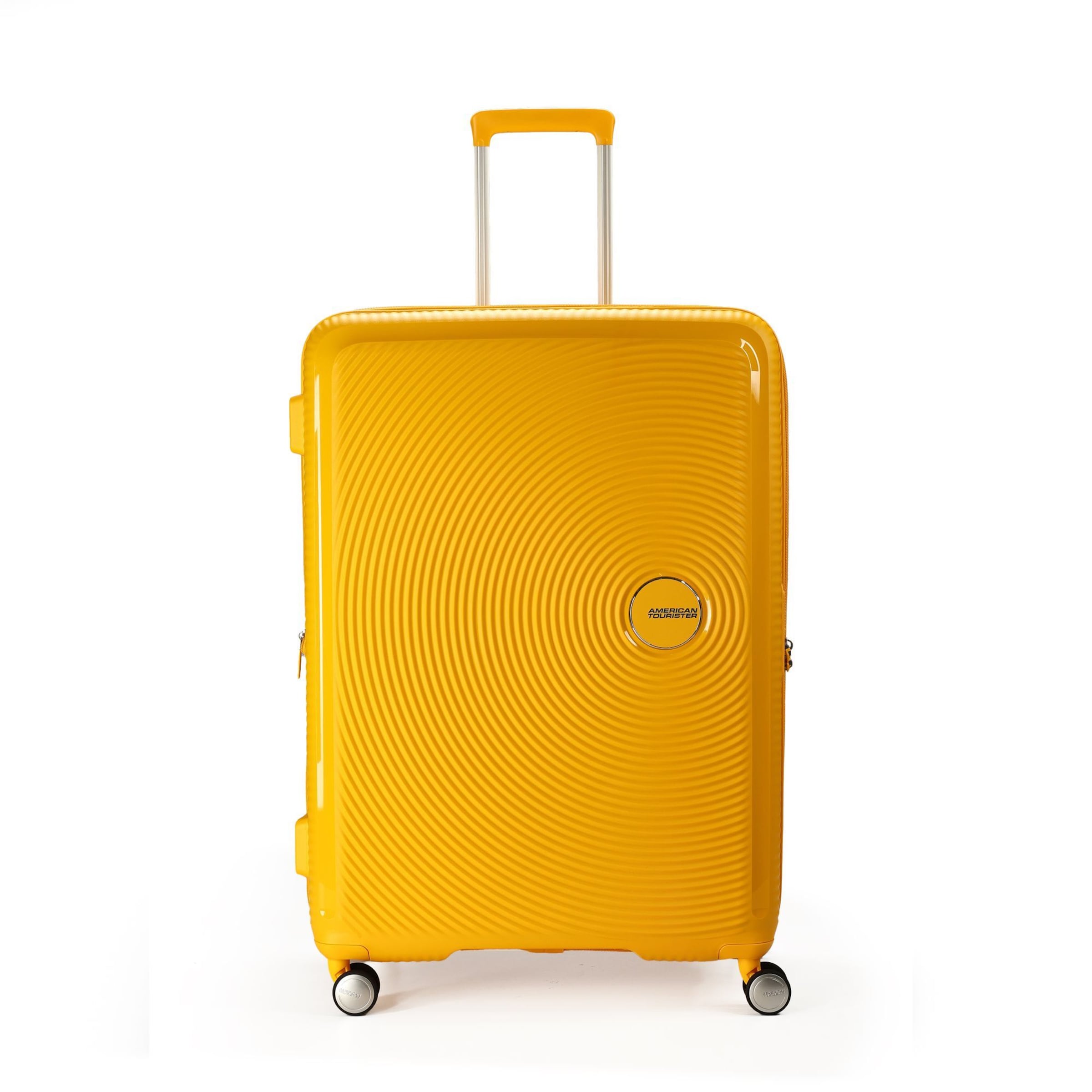 Valisette 'Soundbox ' American Tourister en jaune : devant