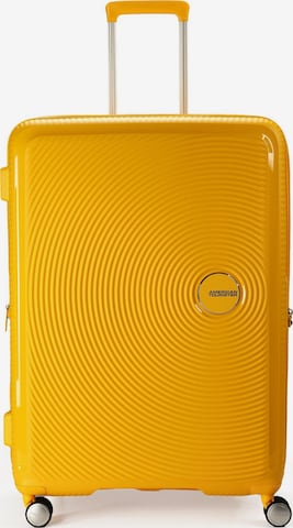 Trolley 'Soundbox ' di American Tourister in giallo: frontale