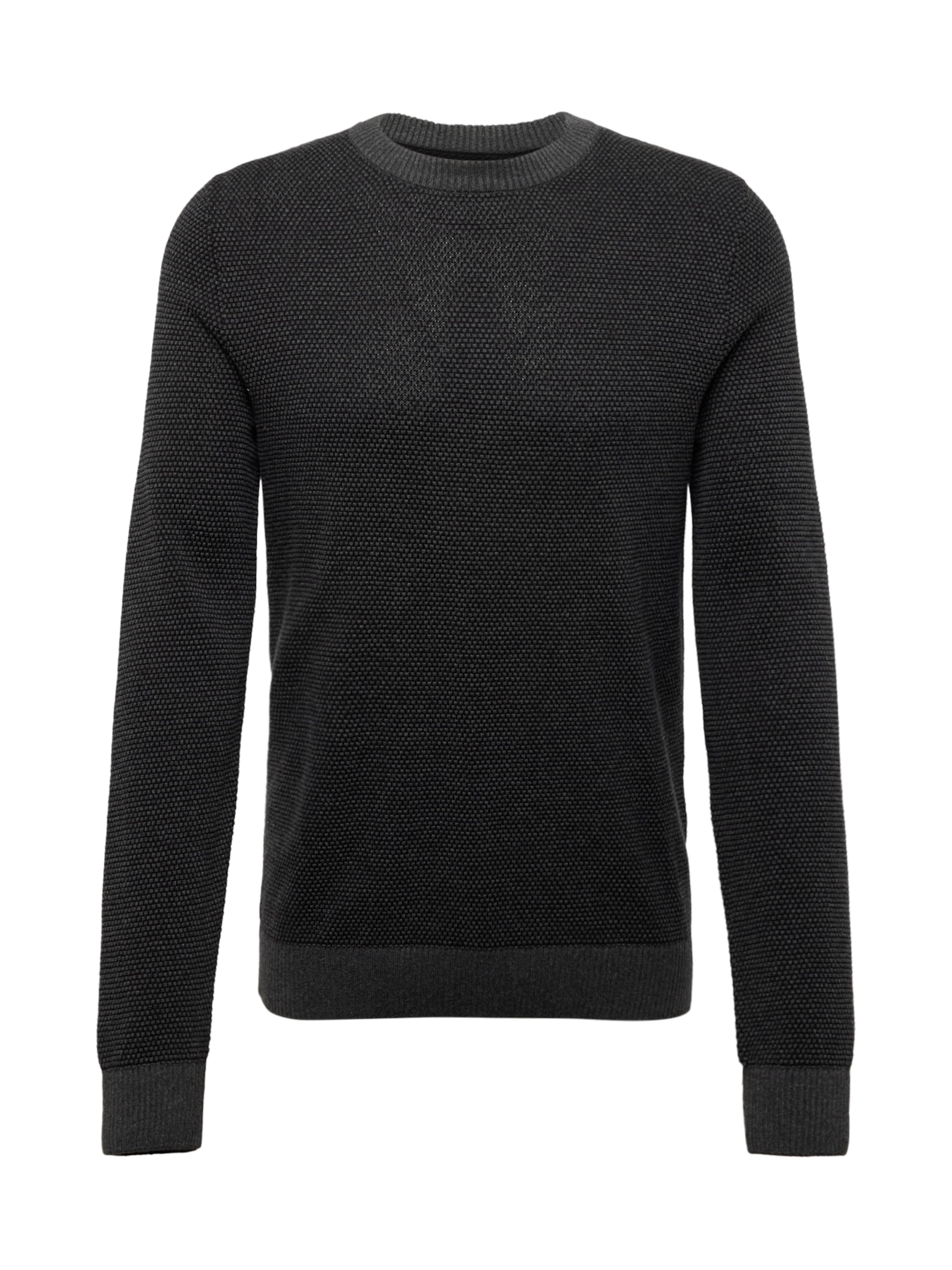 pilka JACK & JONES Megztinis 'JJEGlobe': priekis