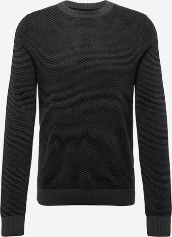 JACK & JONES Свитер 'JJEGlobe' в Серый: спереди