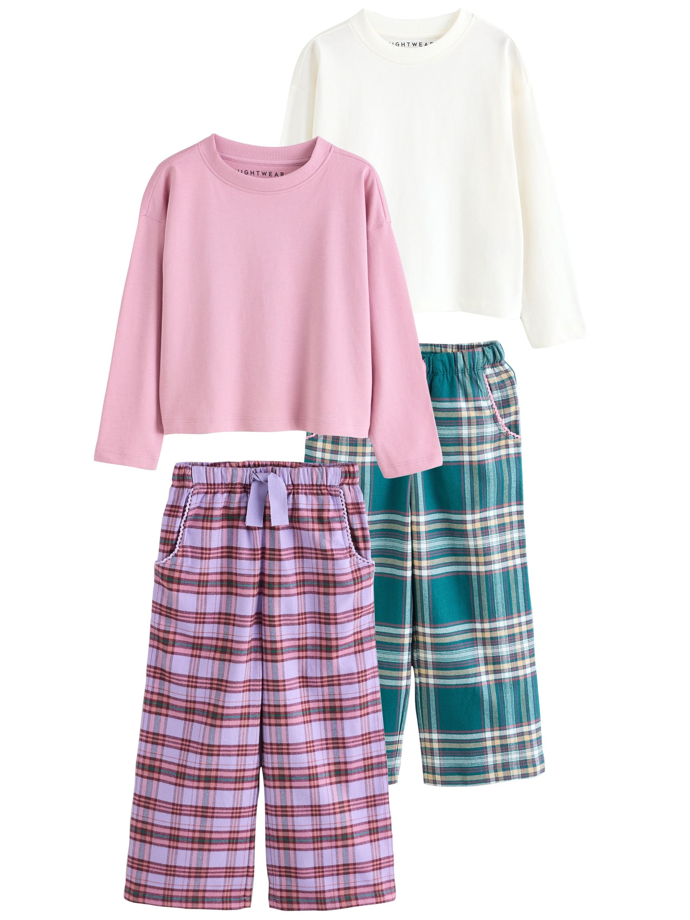 Next Πιτζάμα σε πράσινο: μπροστά