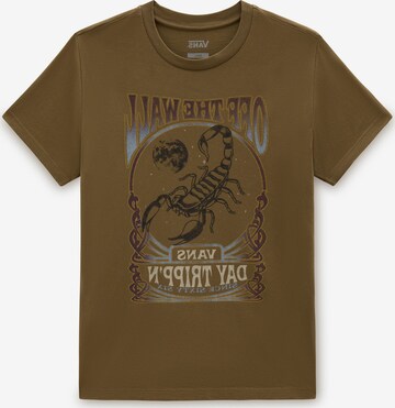 VANS T-shirt 'SCORP TRIP BFF' i brun: framsida