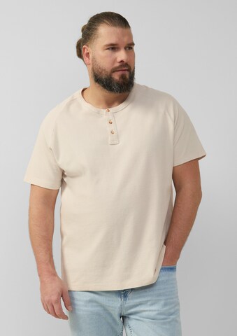 s.Oliver Shirt in Beige: voorkant