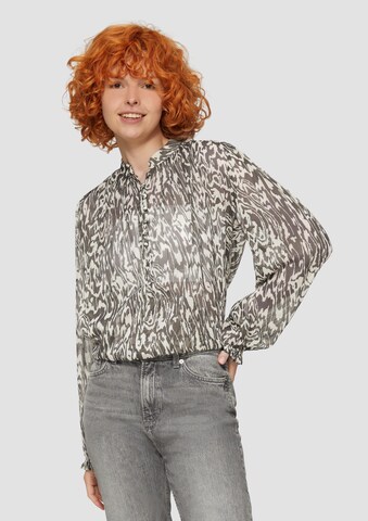 Chemisier QS en beige : devant