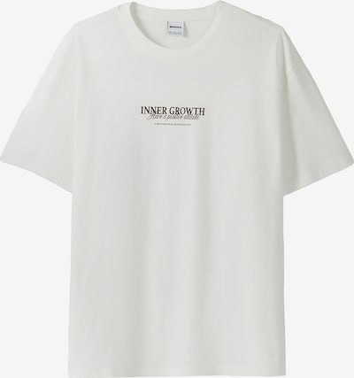 Bershka Shirt in Black / Off white, Item view