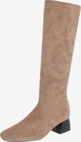Ital-Design Boots in Beige: front