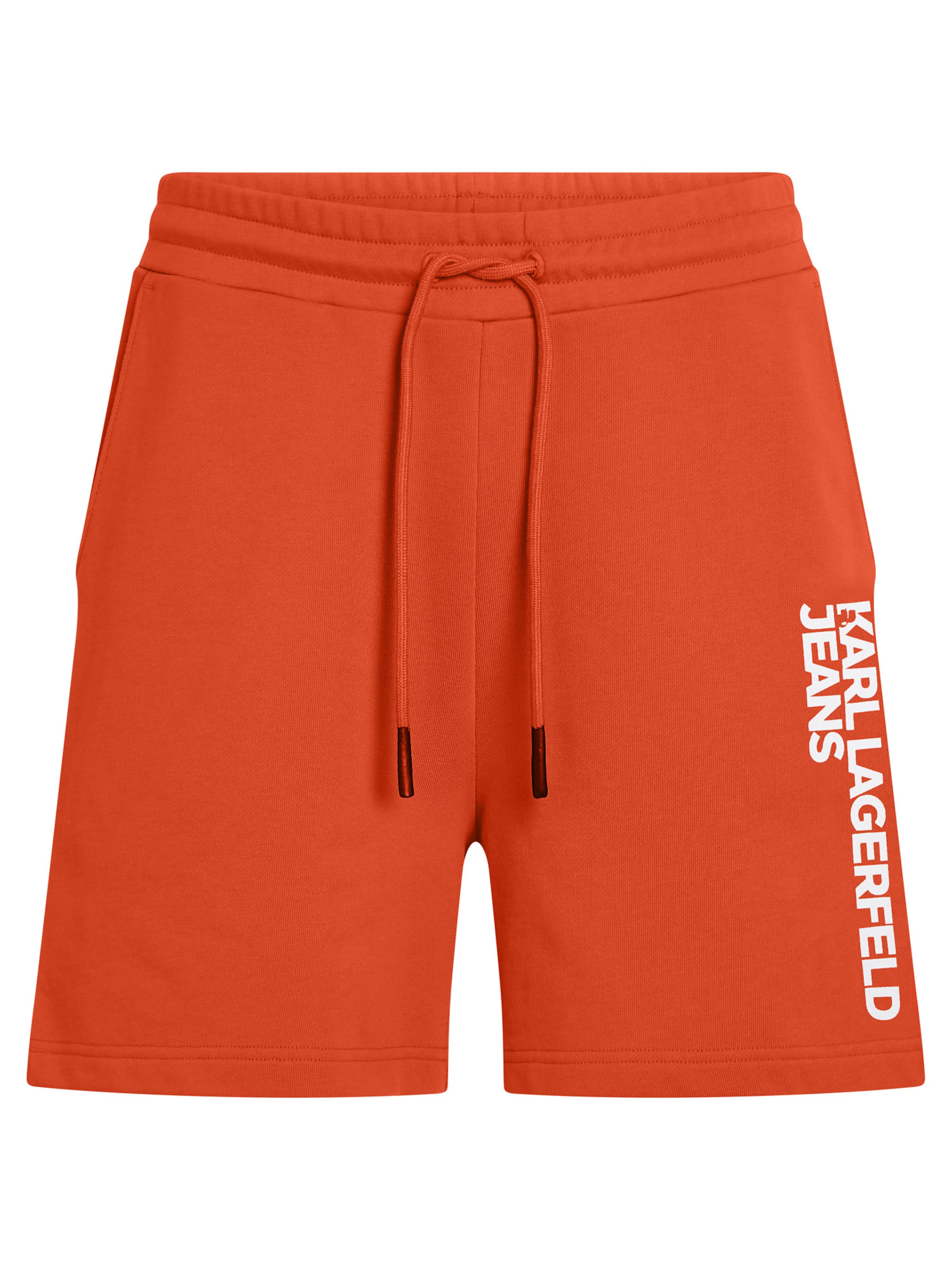 KARL LAGERFELD JEANS Loosefit Broek in Rood: voorkant