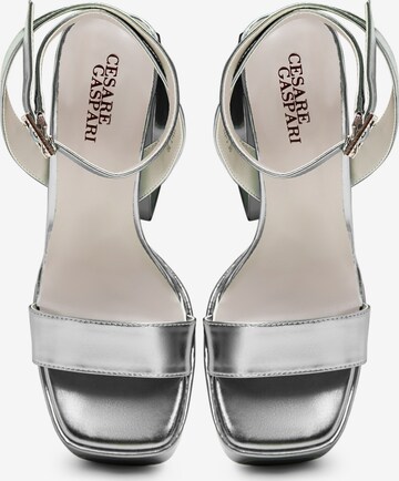 CESARE GASPARI Sandals in Silver