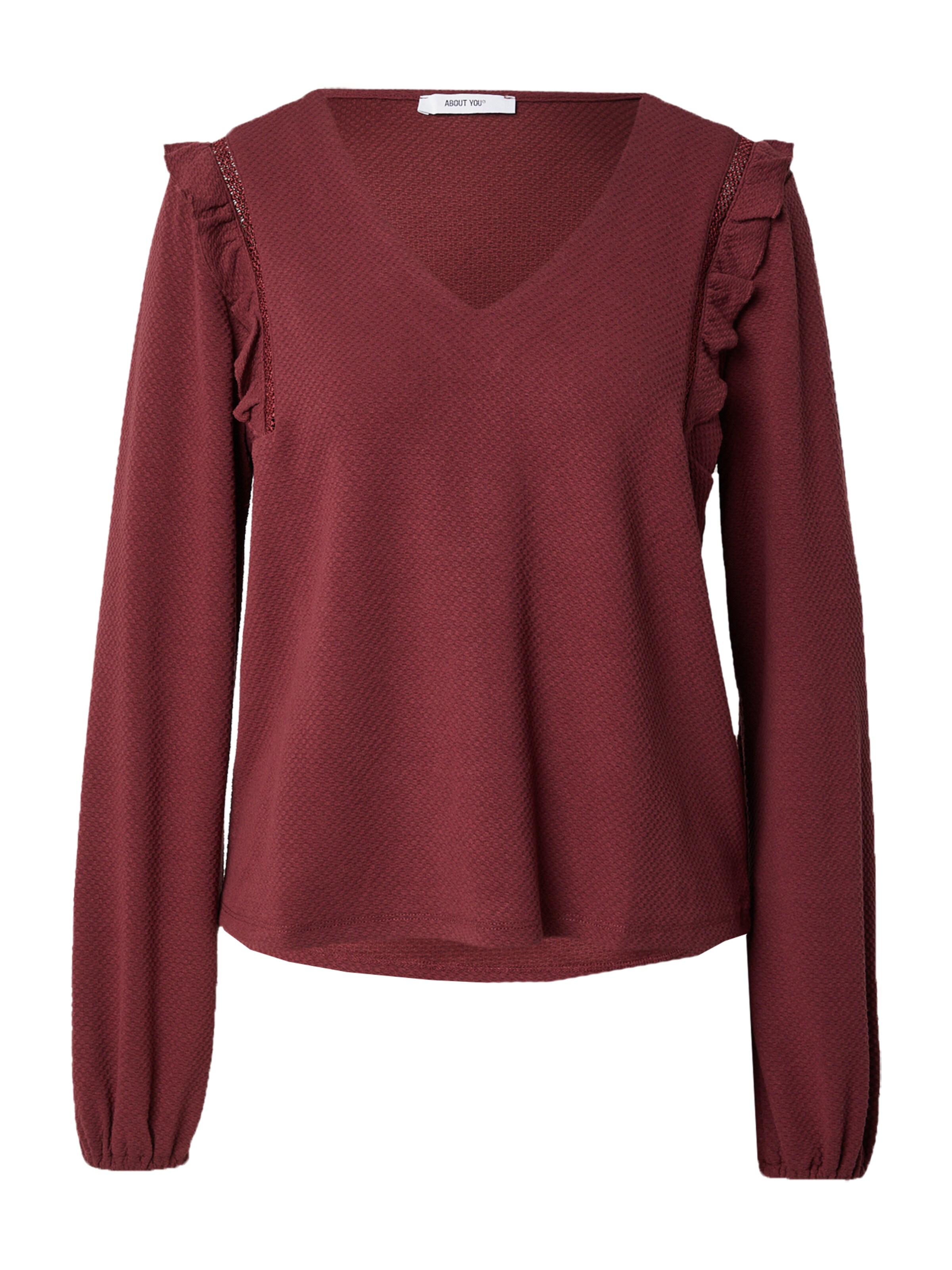 ABOUT YOU Μπλουζάκι 'Corinna' σε κόκκινο: μπροστά