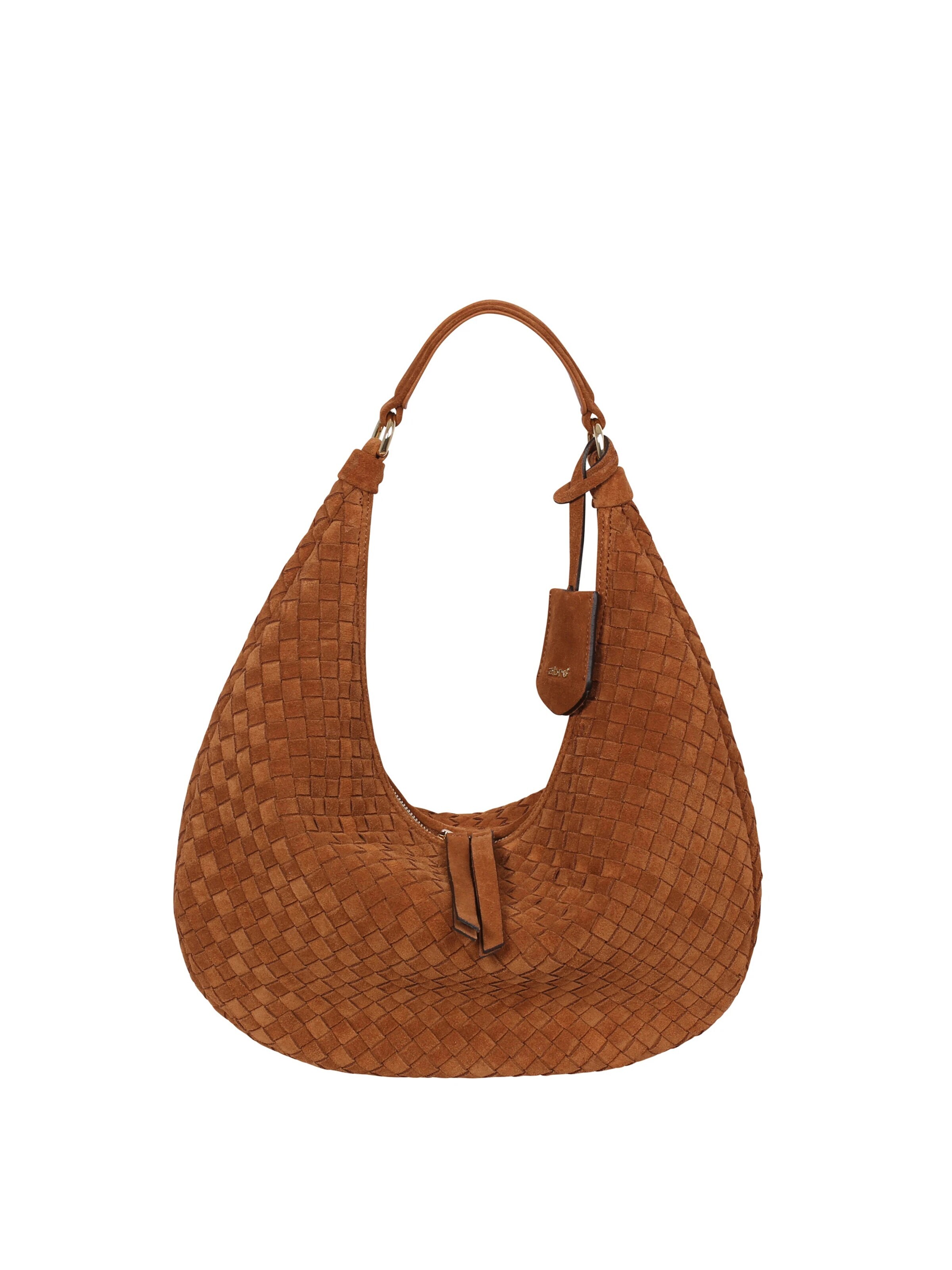 ABRO Shoulder Bag 'NAN' in Brown: front