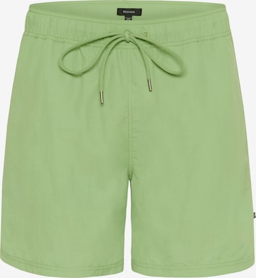 Shorts de bain 'Solid' Matinique en vert : devant