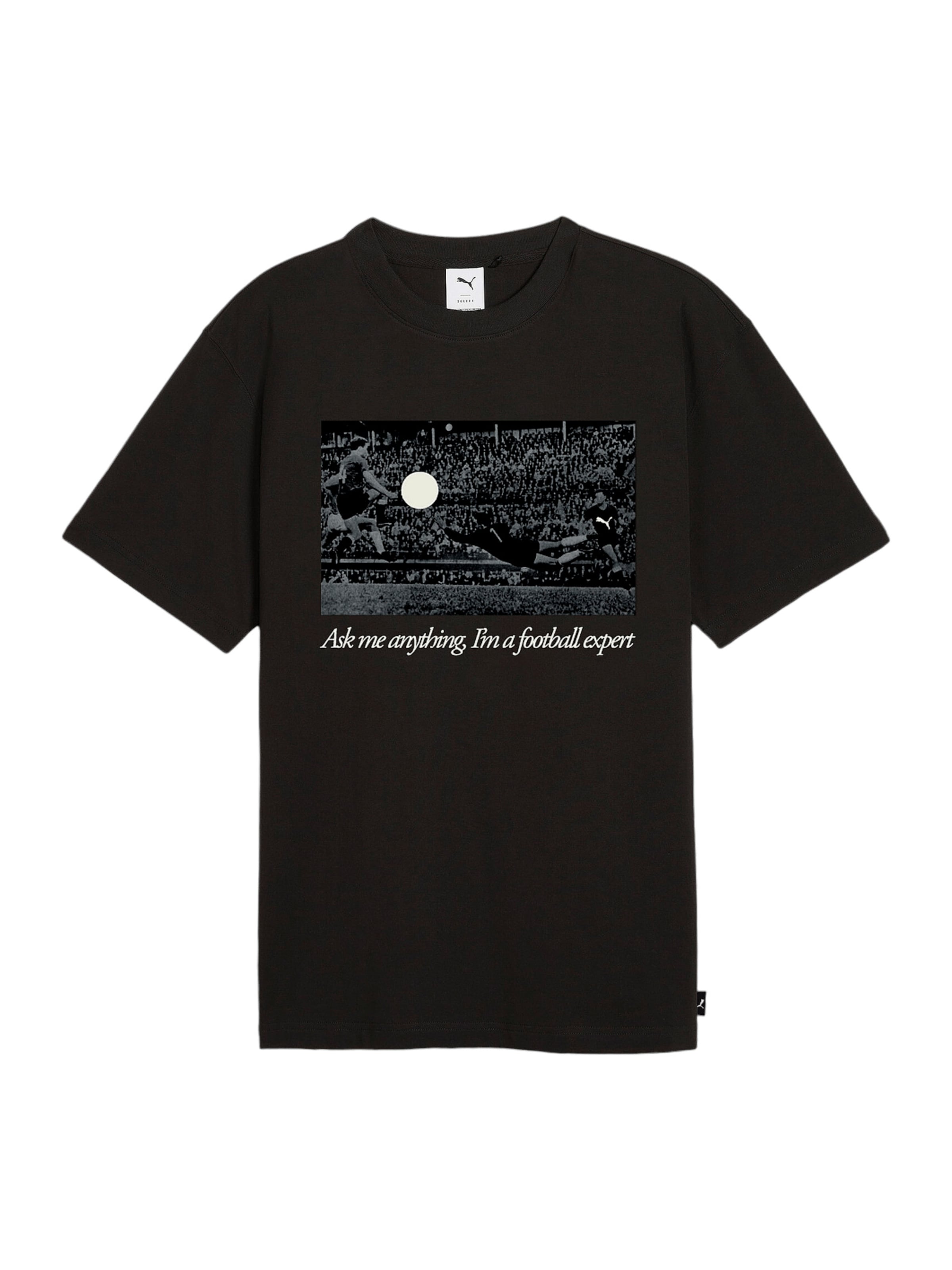 PUMATehnička sportska majica - crna boja: prednji dio