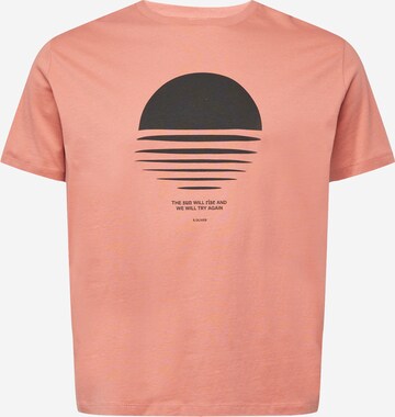 s.Oliver Men Big Sizes T-Shirt in Pink: predná strana
