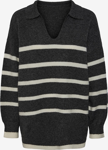 PIECES Sweater 'Noola' in Grey: front