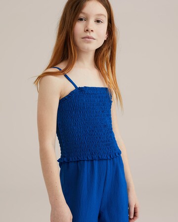 WE Fashion - Macacão em azul