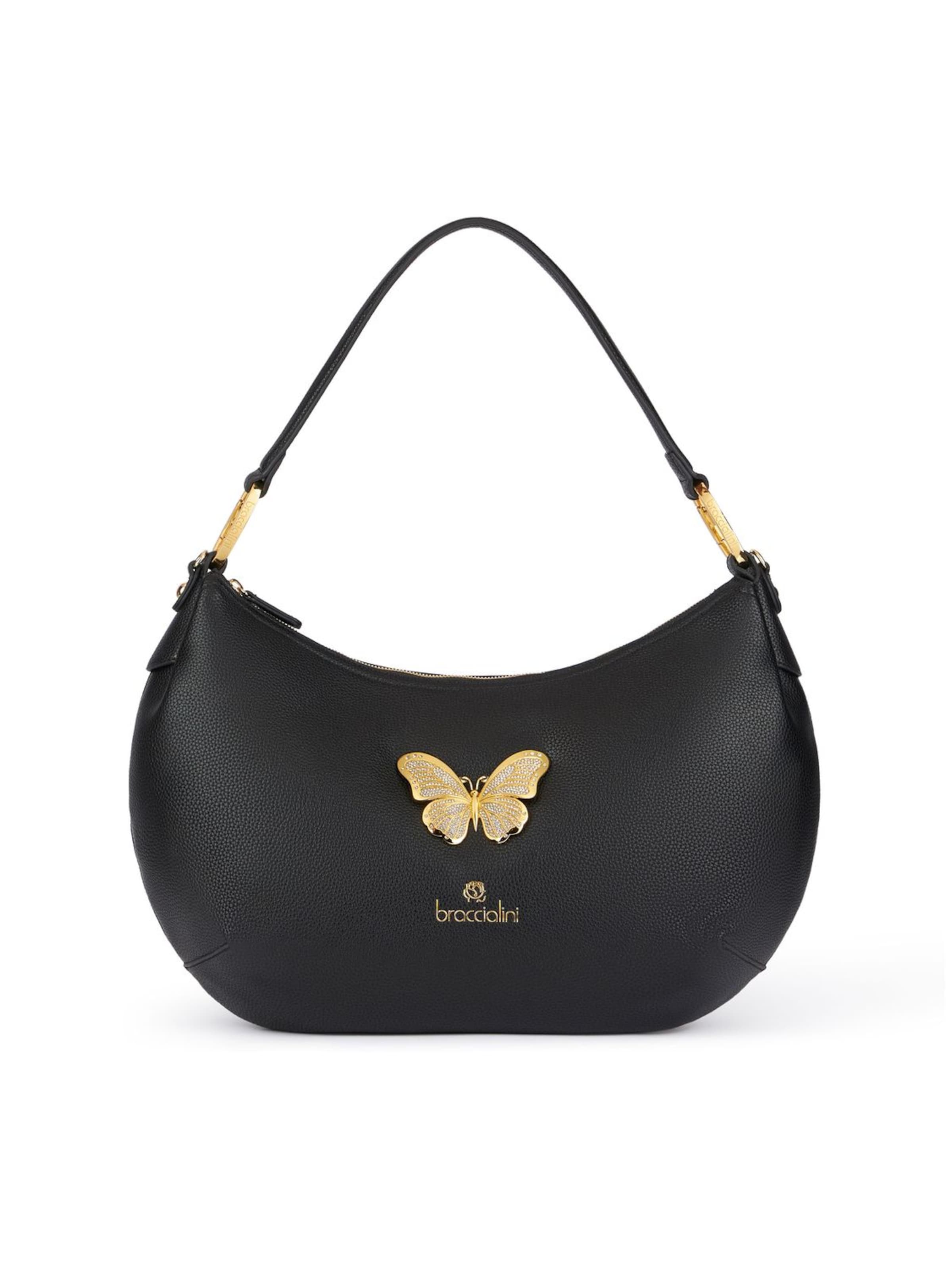 Braccialini Handtasche 'Beth Jewels'‌‌‌‌‌‌ in Schwarz