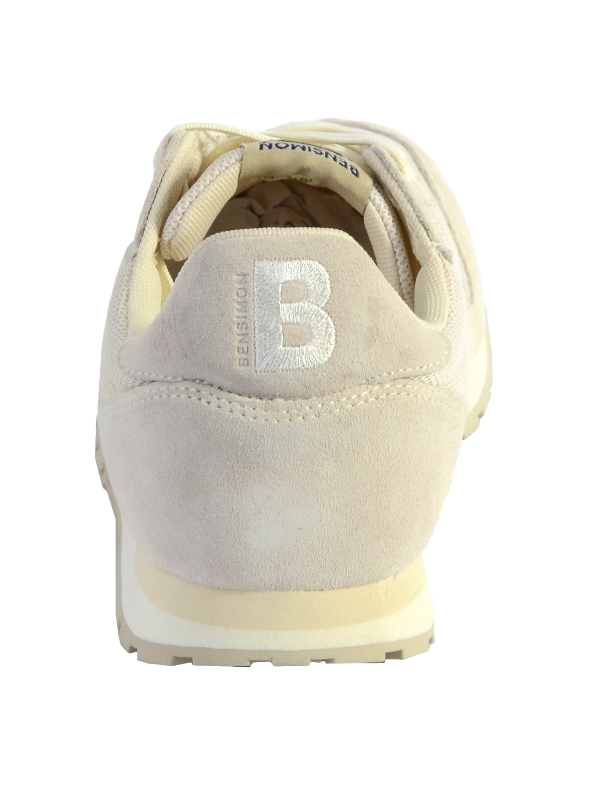 Bensimon Athletic lace-up shoe in Beige