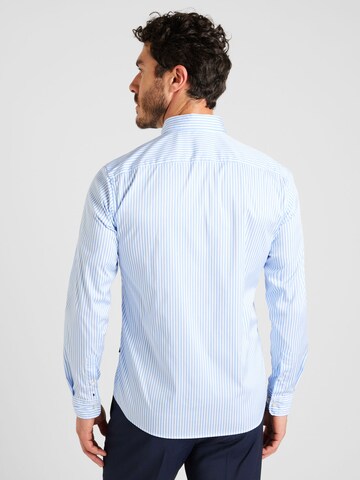 BOSS Slim fit Koszula 'ROAN' w kolorze niebieski