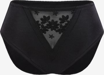 FELINA Slip 'Swiss Broderie' in Black: front