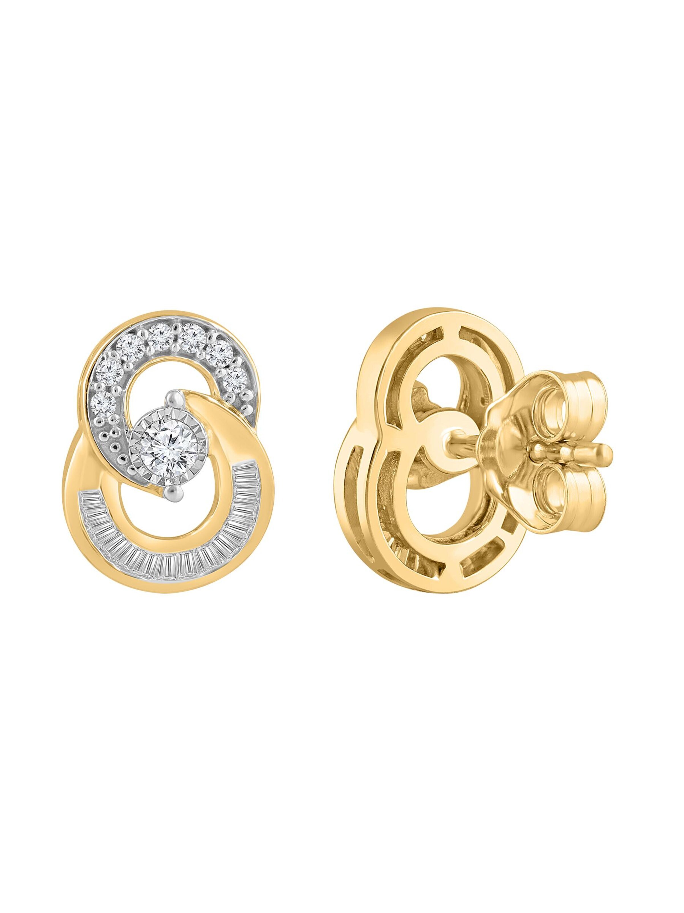 Diamant Exquis - Pendientes en amarillo