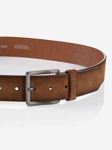 TOM TAILOR Belt 'BART' in Brown