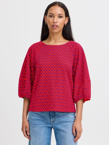 ICHI Tunic 'Priya' in Purple: front
