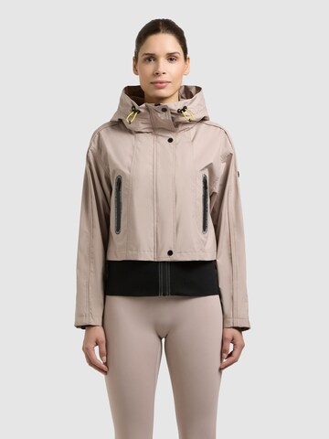 khujo Jacke 'Amelia' in Beige: Vorderseite