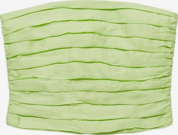 Top 'Lime' de la MANGO pe galben: față