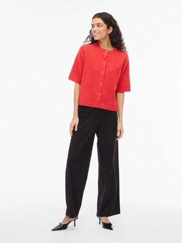 Cardigan 'VILiga' VILA en rouge