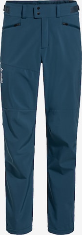 VAUDE Regular Outdoorbroek 'Elope' in Blauw: voorkant