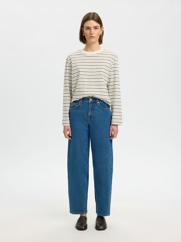 SELECTED Shirt 'SLFESSENTIAL' in Beige