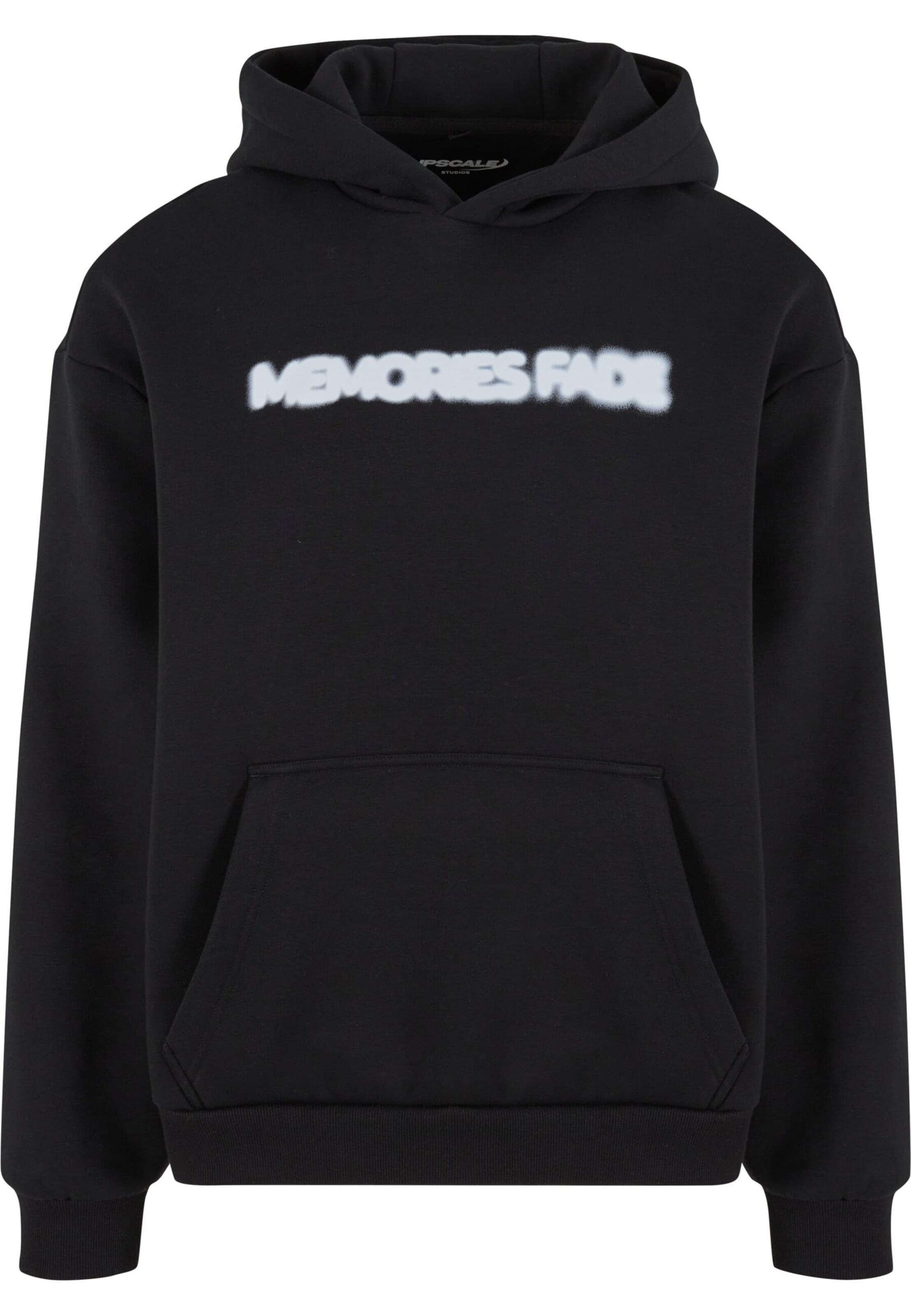 MT Upscale Sweatshirt 'Memories Fade' i sort: forside