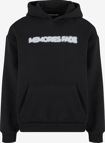 Sweat-shirt 'Memories Fade' MT Upscale en noir : devant