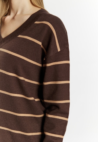 DreiMaster Klassik Sweater 'Baradello' in Brown