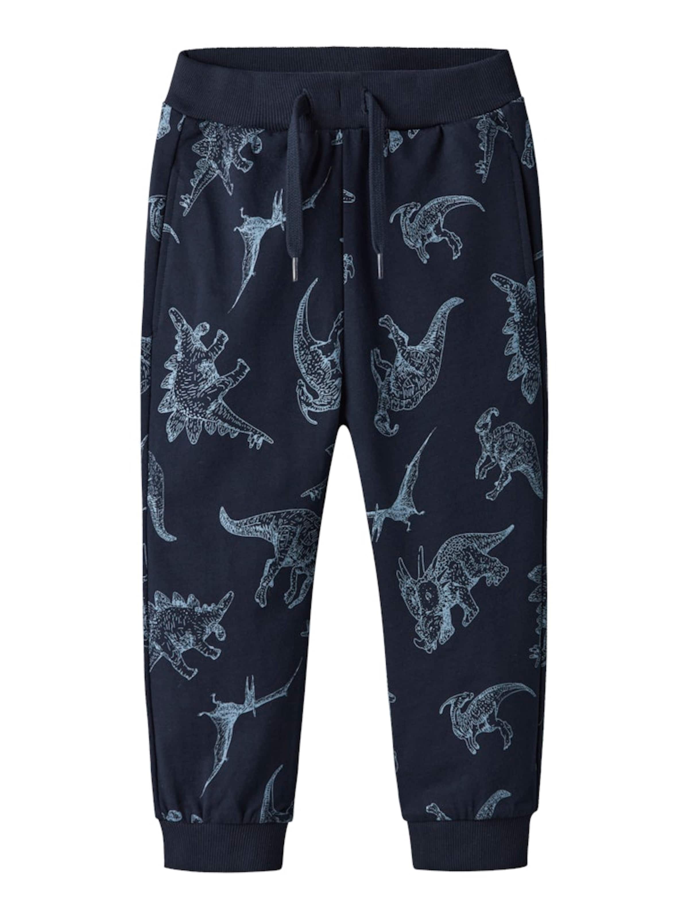 NAME IT Zwężany krój Spodnie 'NMMVaron' w kolorze niebieski: przód