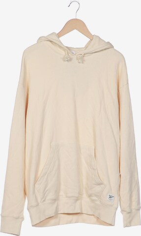 Reebok Sweatshirt & Zip-Up Hoodie in L in White: front