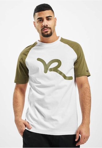 ROCAWEAR Majica 'Bigs' | bela barva: sprednja stran